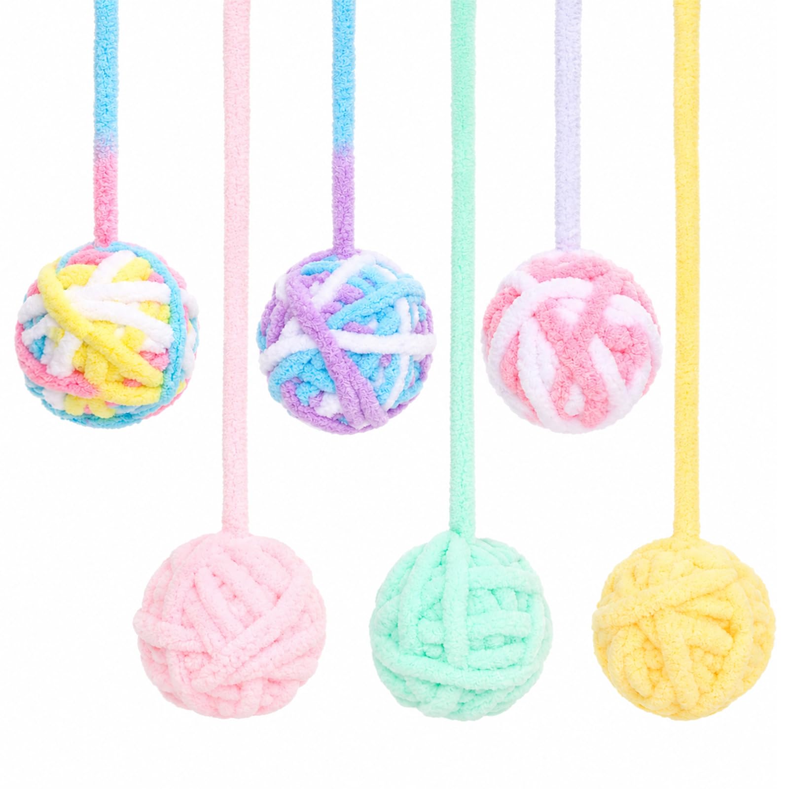 Catnip Toys - Cat Toys Balls Woolen Yarn Cat