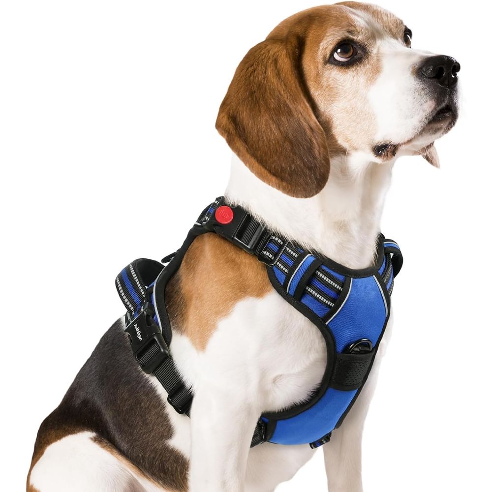 No Pull Dog Harness - Medium Sized Dog Harness, Easy On