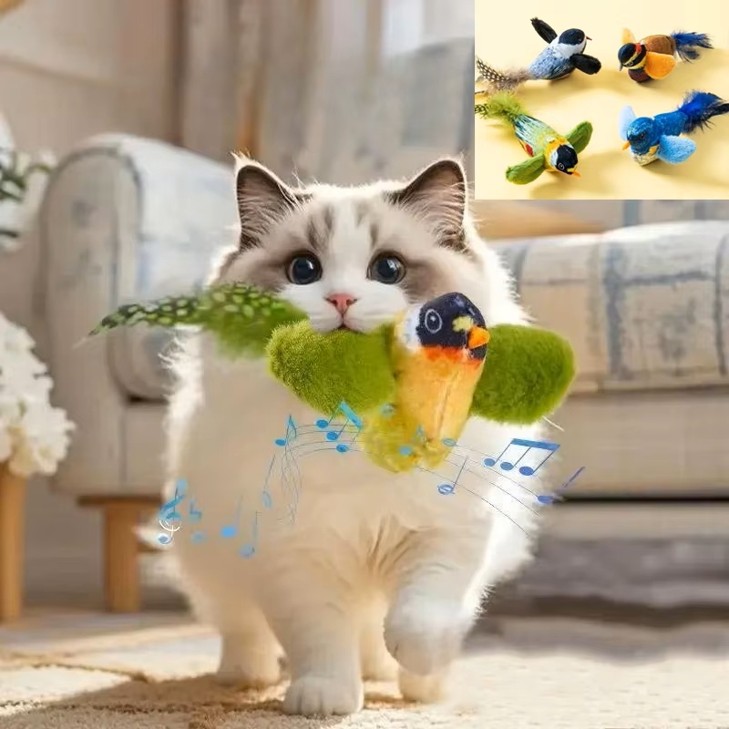 Catnip Toys - Indoor Interactive Birds Toy for Cat