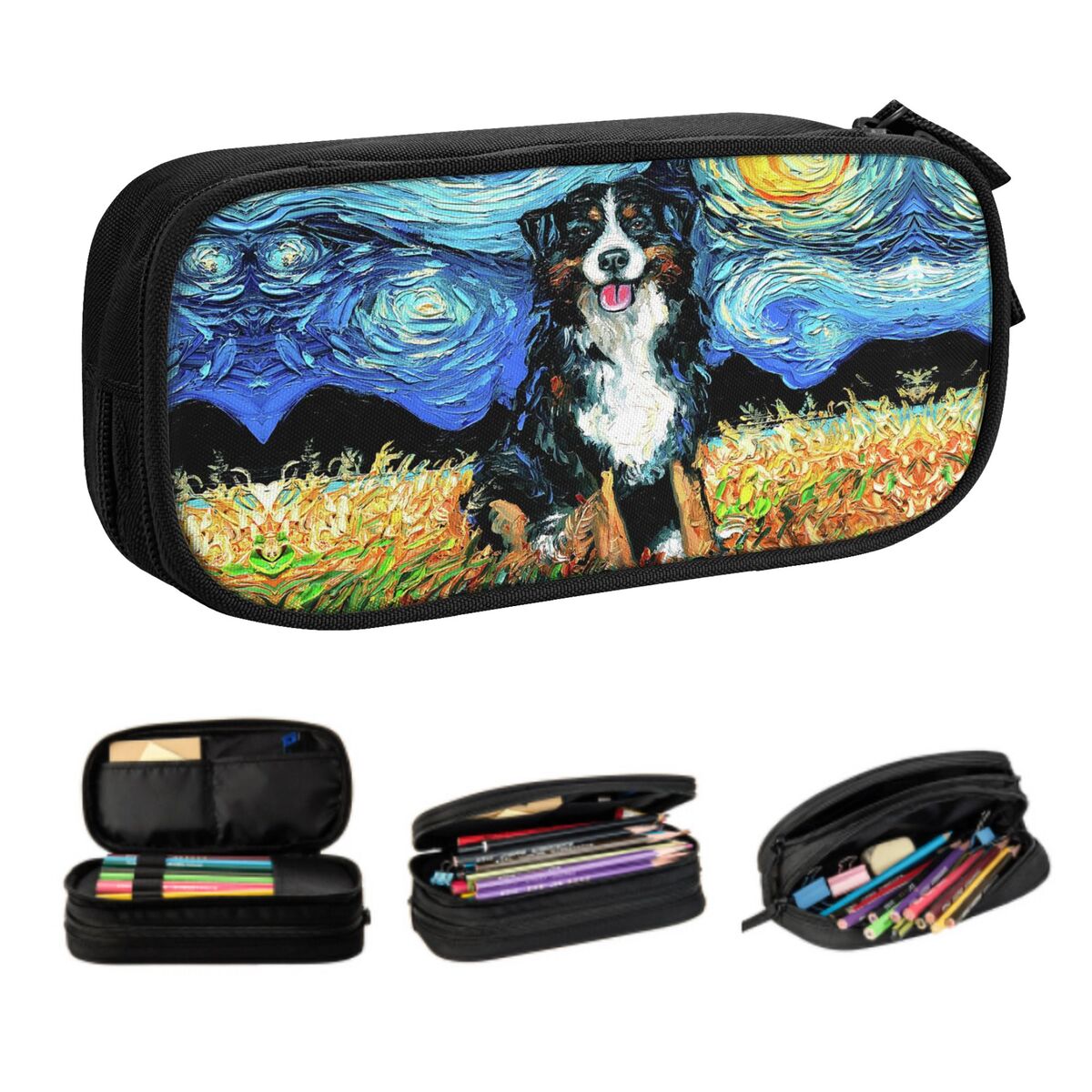 Pet X Supplies & Tack Howell Mi - Custom Starry Night Bernese Mountain Dog