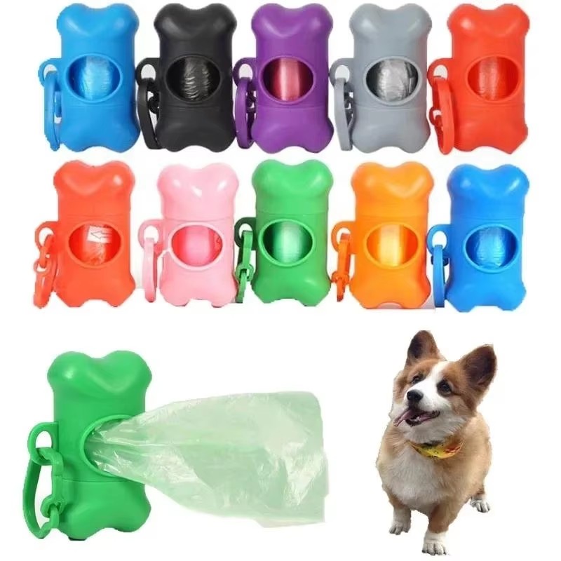 Poop Bag Dispenser - 1/3pc Bone Shaped Bag Dispenser Disposable