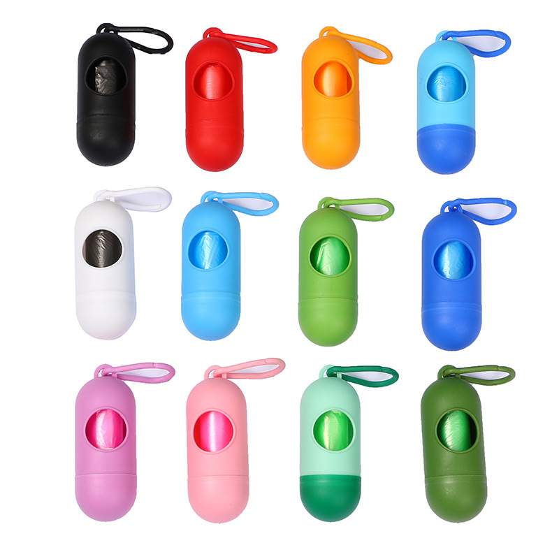 Poop Bag Dispenser - Portable Pet Waste Bag Dispenser Pill