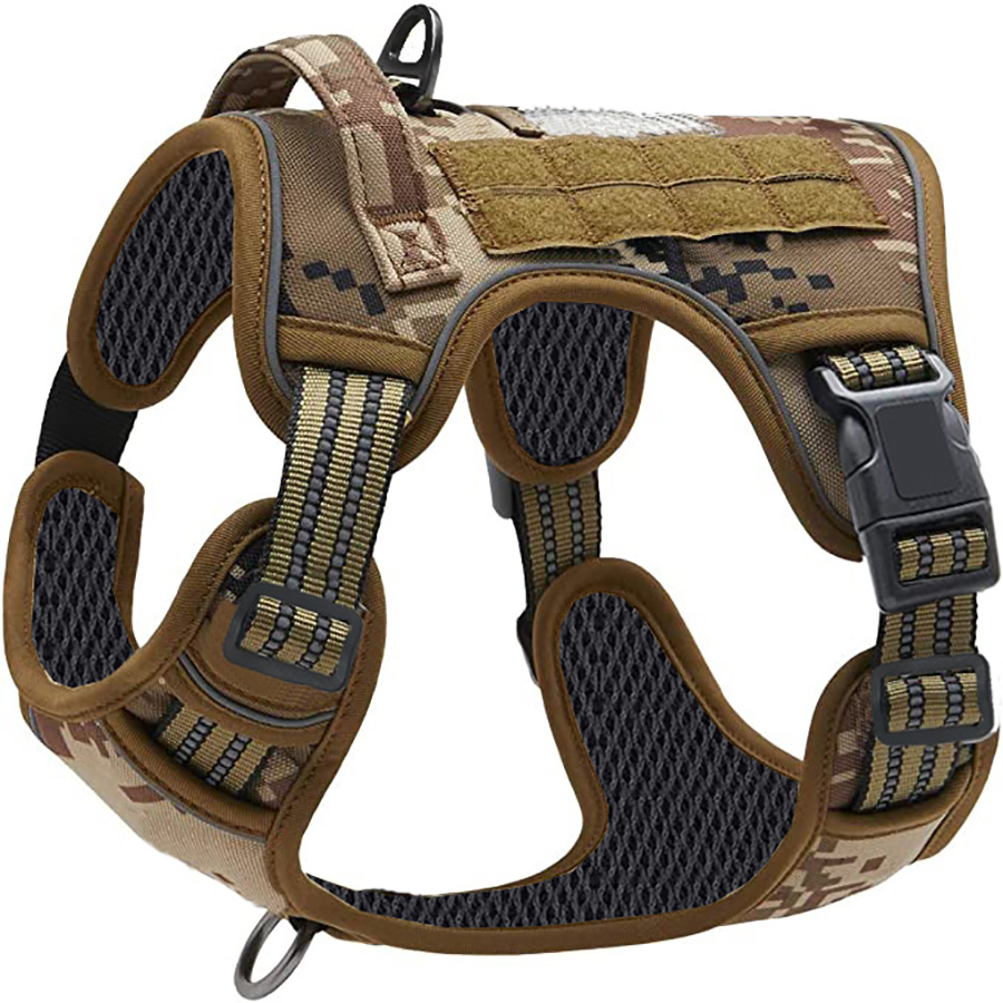 No Pull Dog Harness - Military Tactical Dog Harness No Pull