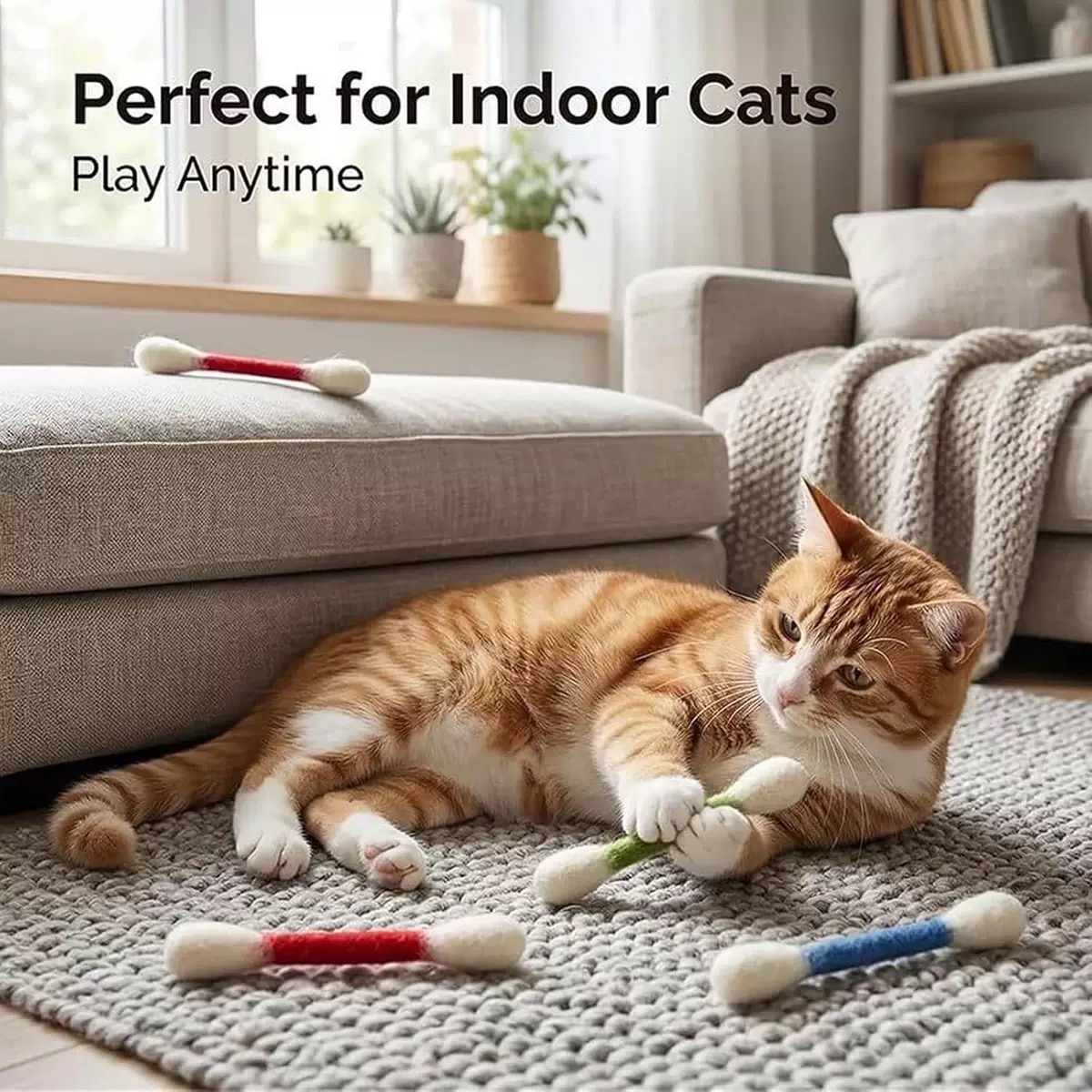 Creative Large Cotton Swab Sha - Catnip Toys review and price