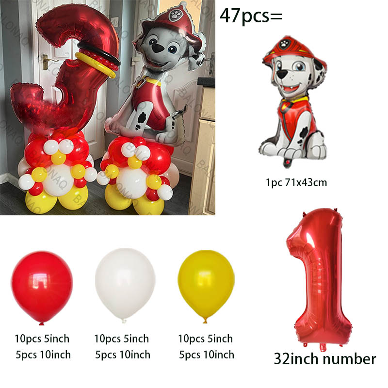 47pcs Paw Patrol Balloon Capta - Pet Supplies Warehouse review and price