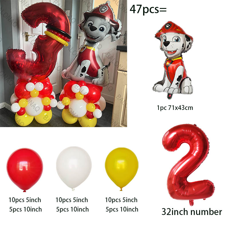 47pcs Paw Patrol Balloon Capta - Pet Supplies Warehouse review and price