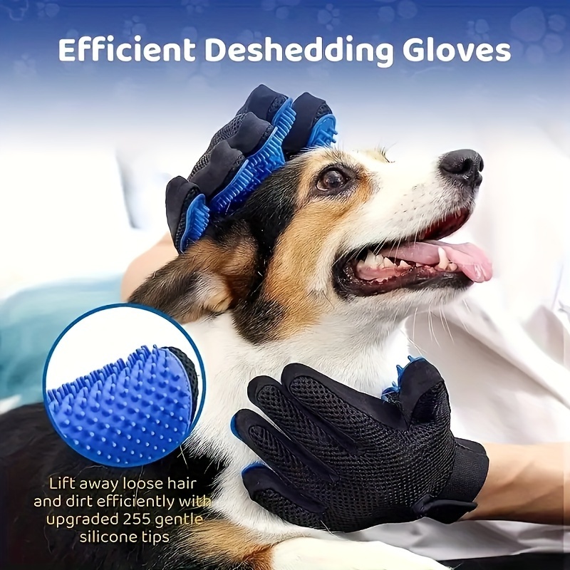 Silicone Pet Grooming Gloves C - Pet Hair Remover Brush review and price