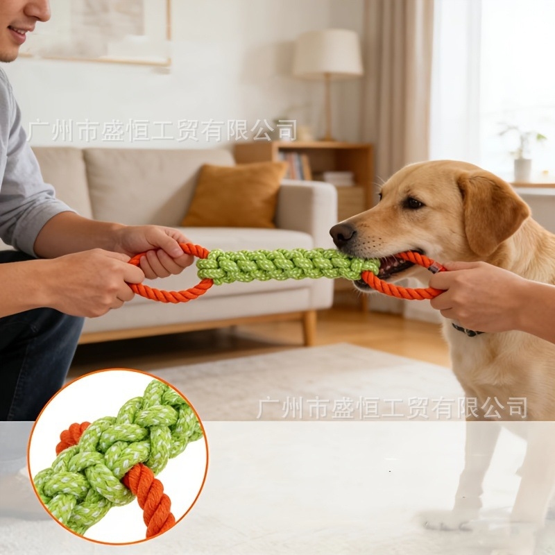 Pet toy cotton rope double-rin - Pet Dental Chew Toy review and price