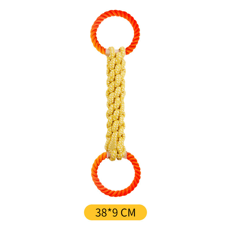 Pet toy cotton rope double-rin - Pet Dental Chew Toy review and price