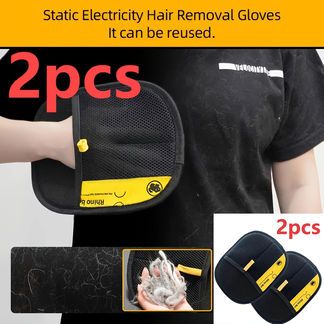 2-Piece Pet Hair Removal Glove - Pet Hair Remover Brush review and price