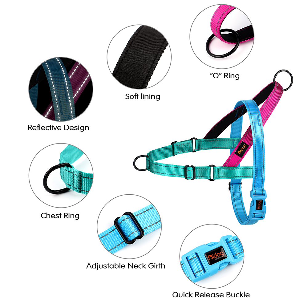 Nylon Dog Harness Reflective D - No Pull Dog Harness review and price