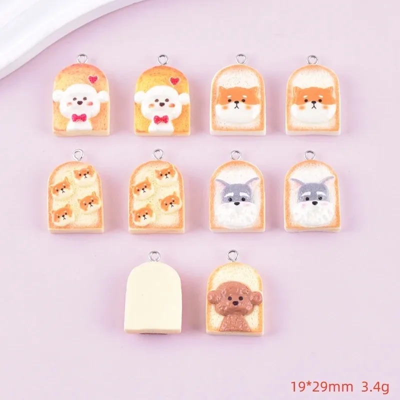 10Pcs Cute Toast Dog Resin Pen - Pet Supplies Warehouse review and price
