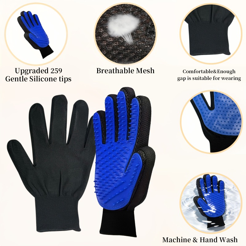 2 Pcs Cleaning Gloves Suitable - Pet Hair Remover Brush review and price