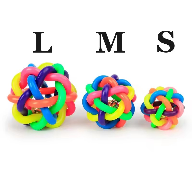 Colorful Bell Woven Toy Popula - Pet Dental Chew Toy review and price