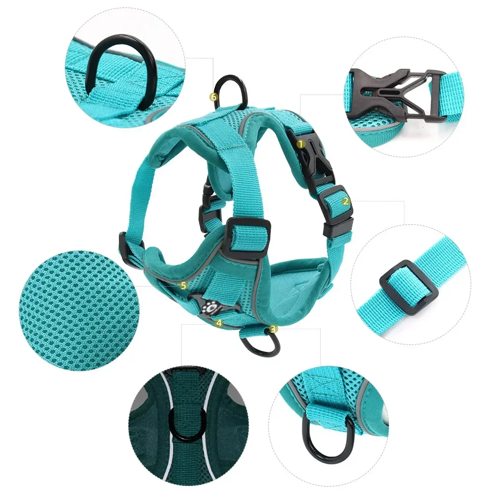 Dog Harness with 1.5m Traction - No Pull Dog Harness review and price