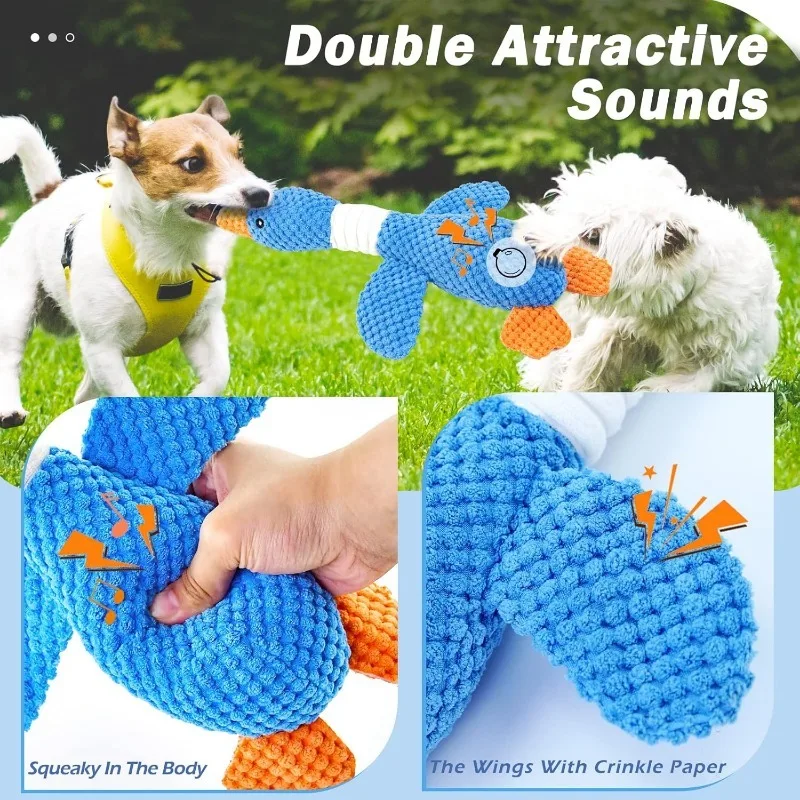 Funny Duck Cute Dog Plush Toys - Pet Dental Chew Toy review and price