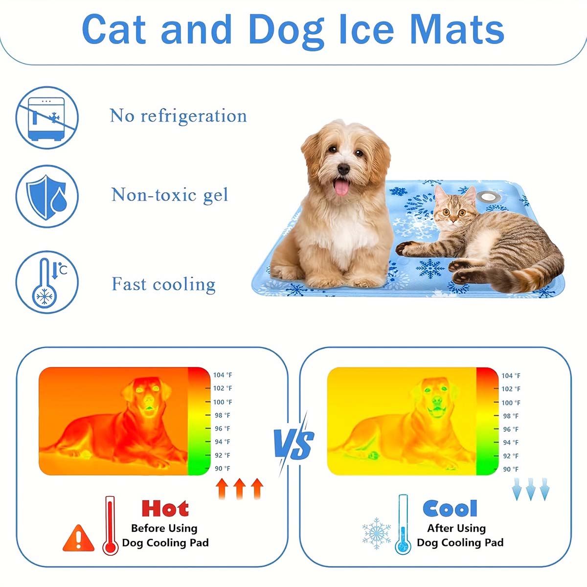 Summer Pet Mat, Pet Ice Mat, D - Pet Supplies Warehouse review and price
