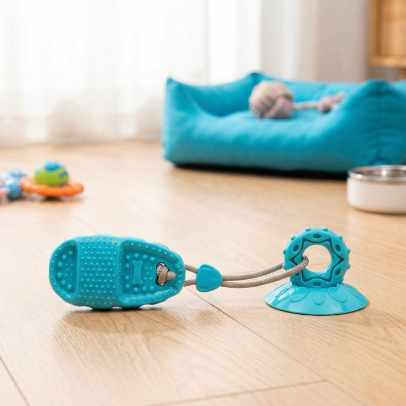 Dog Chew Toy with Suction Cup, - Pet Dental Chew Toy review and price