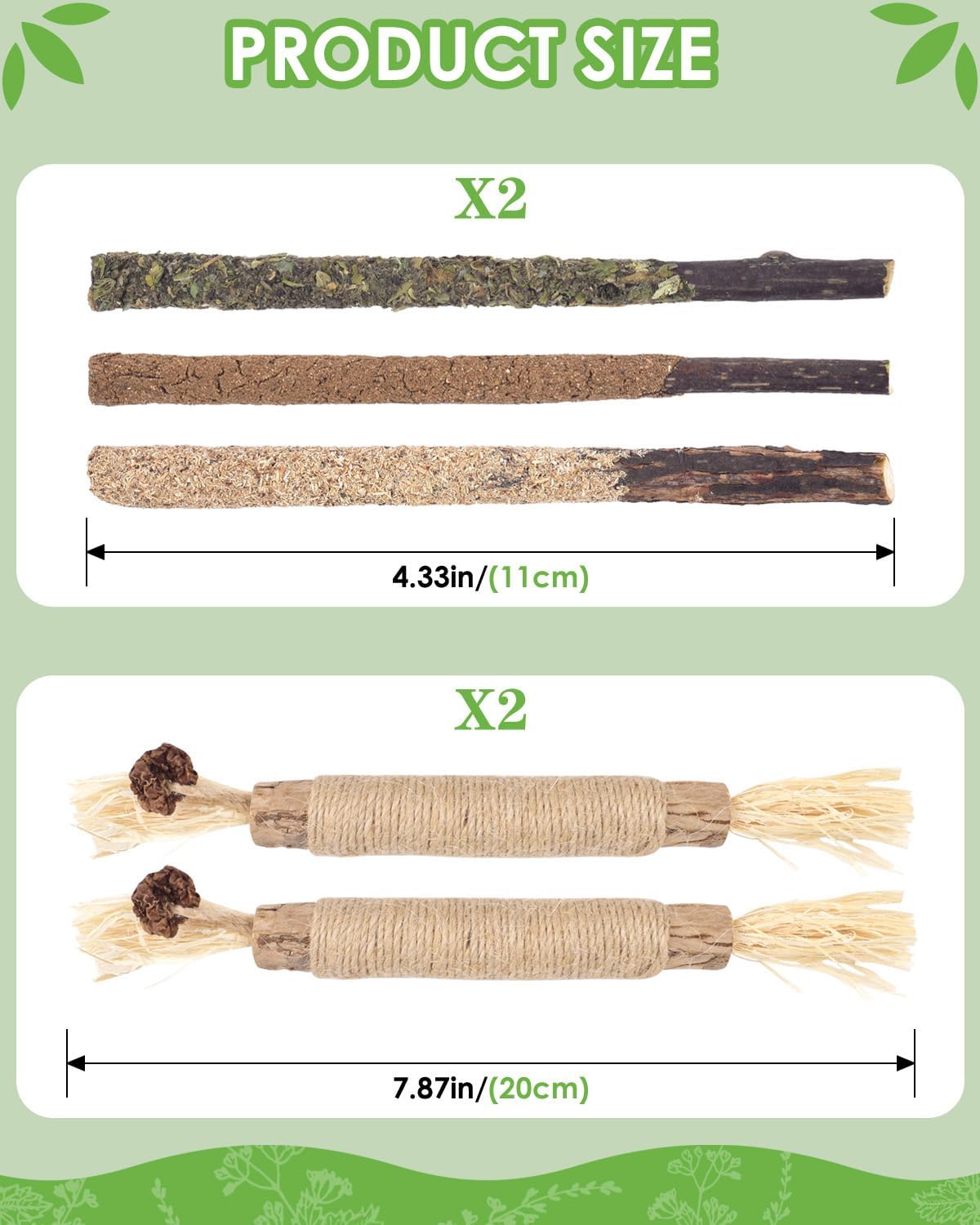 Silvervine Chew Sticks for Cat - Catnip Toys review and price
