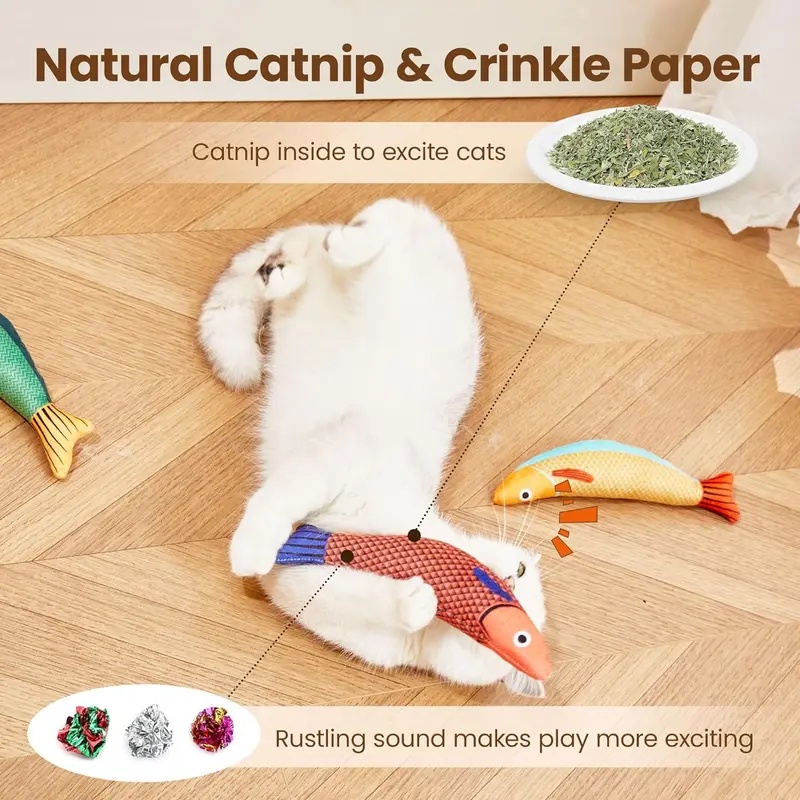 Cat Toys Fish,Teeth Grinding C - Catnip Toys review and price