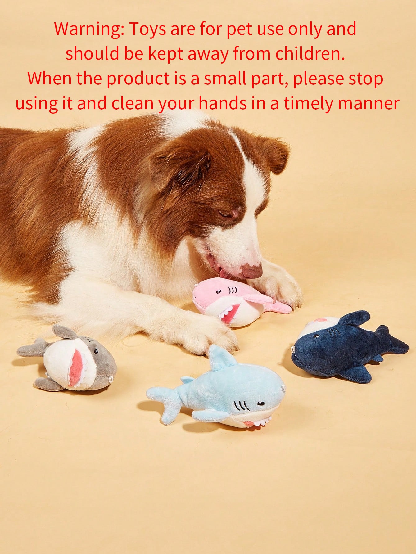 1/2 Pcs Cute Shark Pet Plush T - Pet Dental Chew Toy review and price
