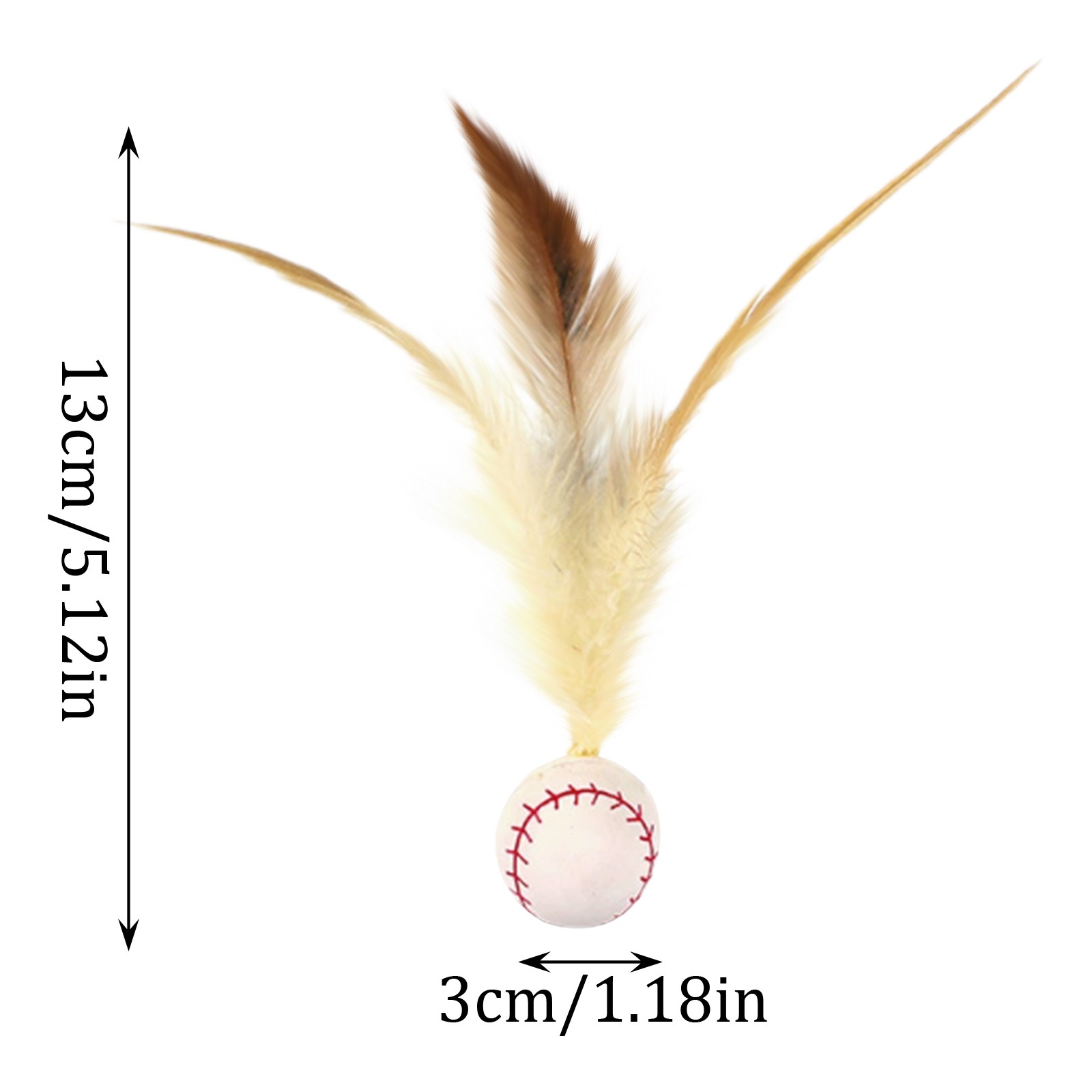 Cat Feather Ball Toys Interact - Catnip Toys review and price
