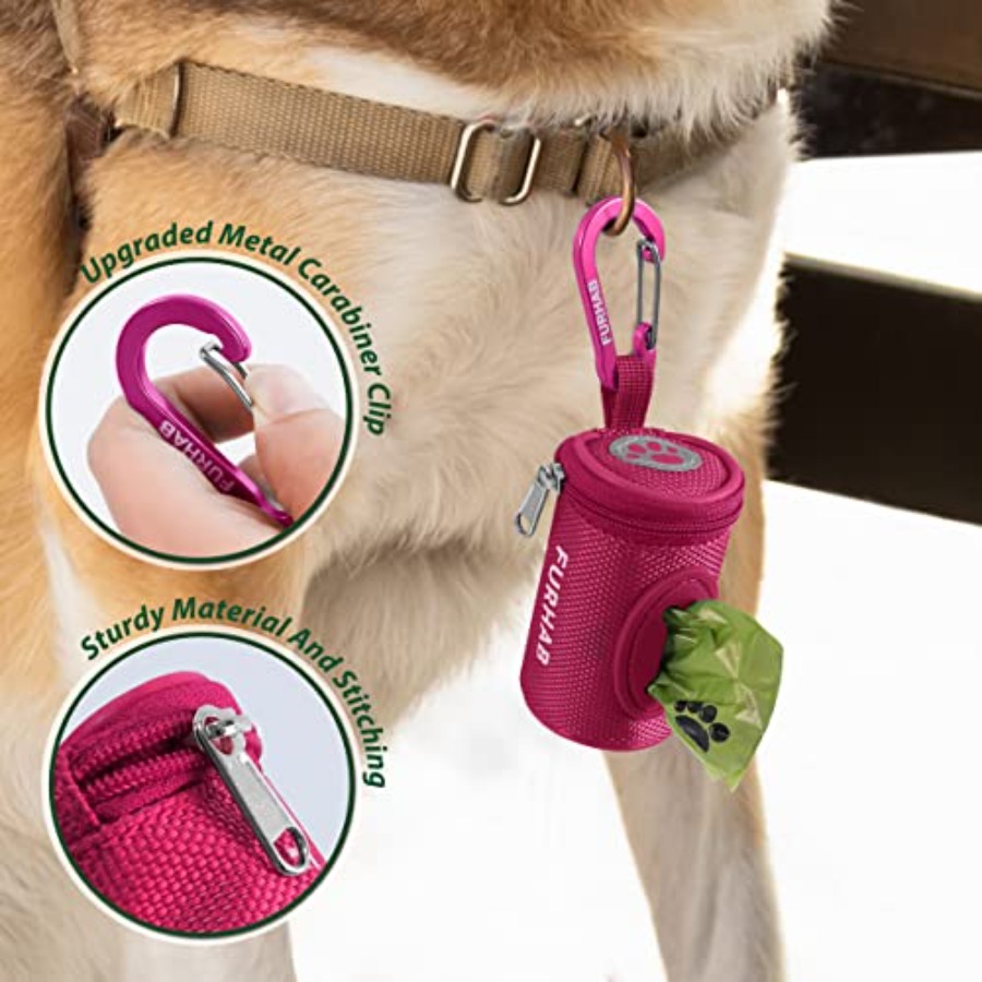 Dog Poop Bag Holder for Leash  - Poop Bag Dispenser review and price
