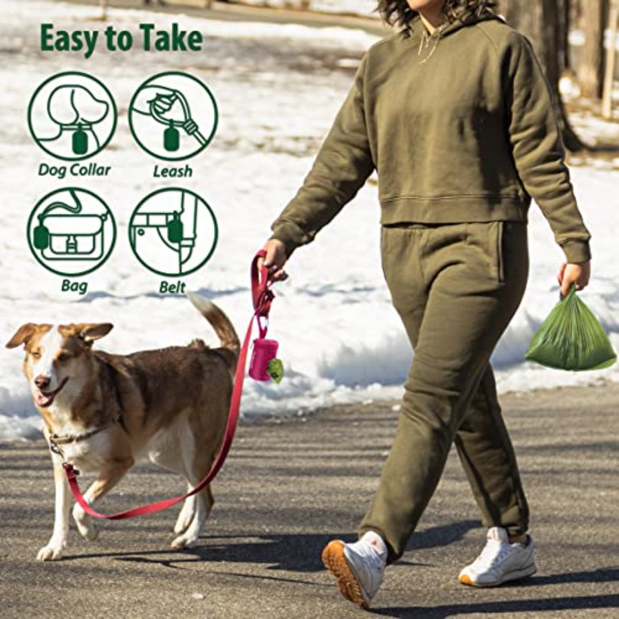 Dog Poop Bag Holder for Leash  - Poop Bag Dispenser review and price